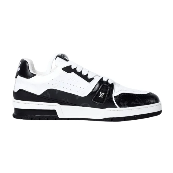 Louis Vuitton LV Trainer bianco nero 4