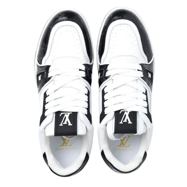 Louis Vuitton LV Trainer bianco nero 6