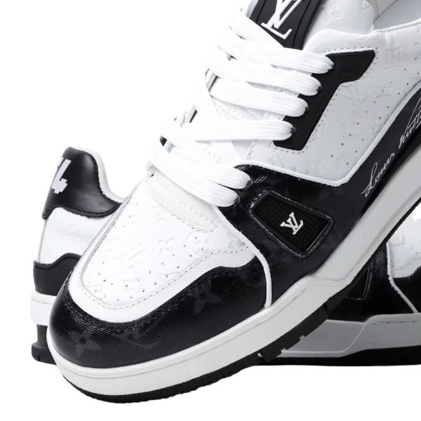 Louis Vuitton LV Trainer bianco nero 8