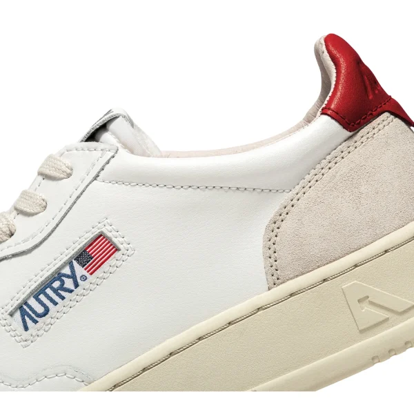 Medalist Low Sneakers Bianco E Rosso 7