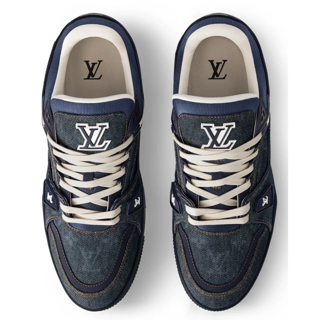 LV Trainer Sneaker Denim Canvas 1