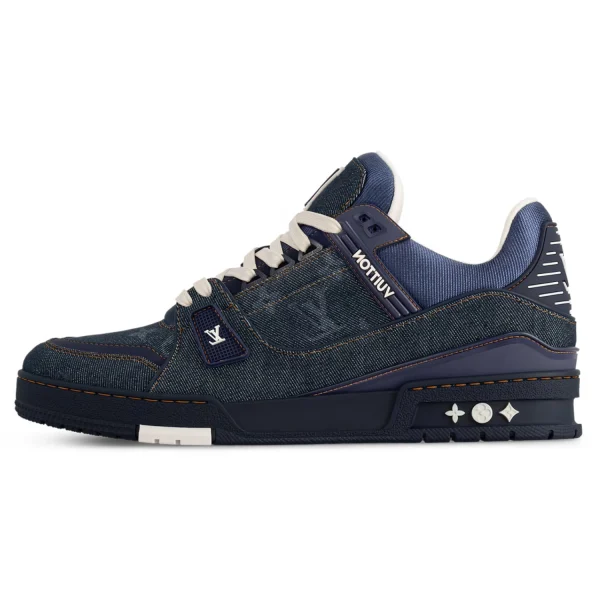 LV Trainer Sneaker Denim Canvas 5