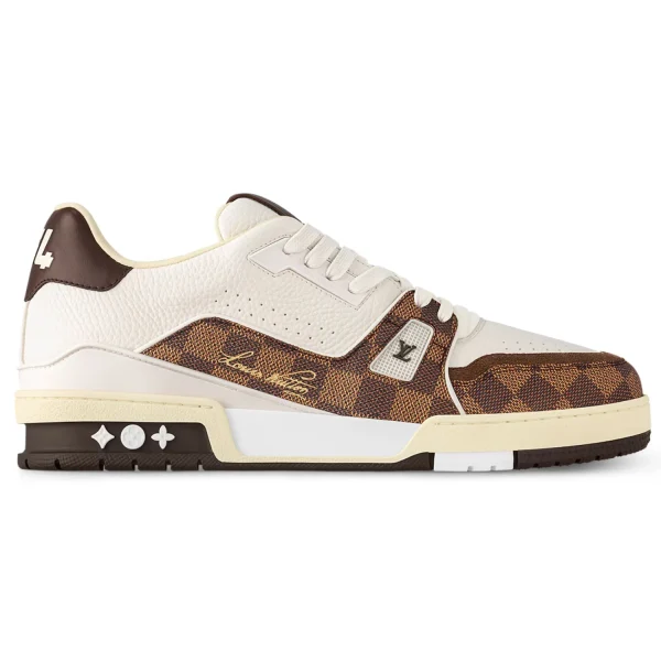 Sneaker LV Trainer Marrone 6