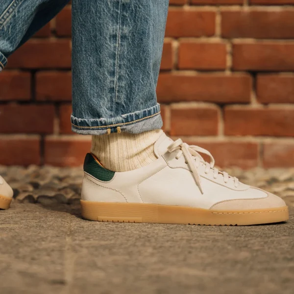Sneakers Uomo Bianche Pelle Velasca 2