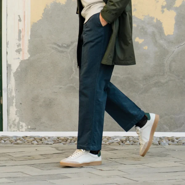 Sneakers Uomo Bianche Pelle Velasca 7