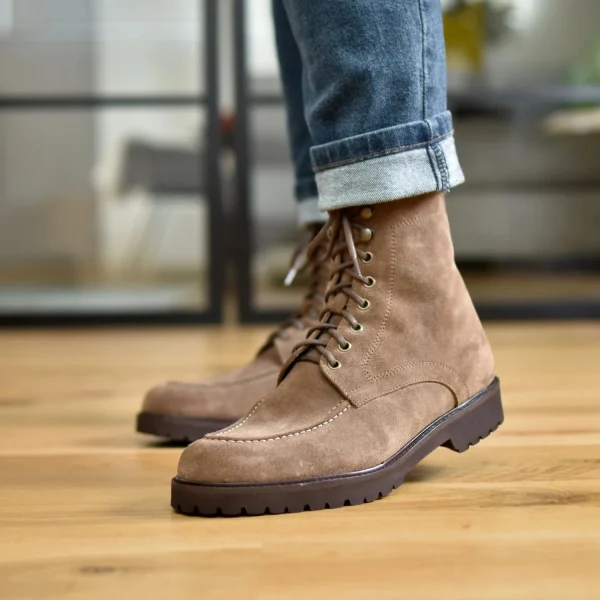 FASANO Camoscio Tortora Sneakers 2