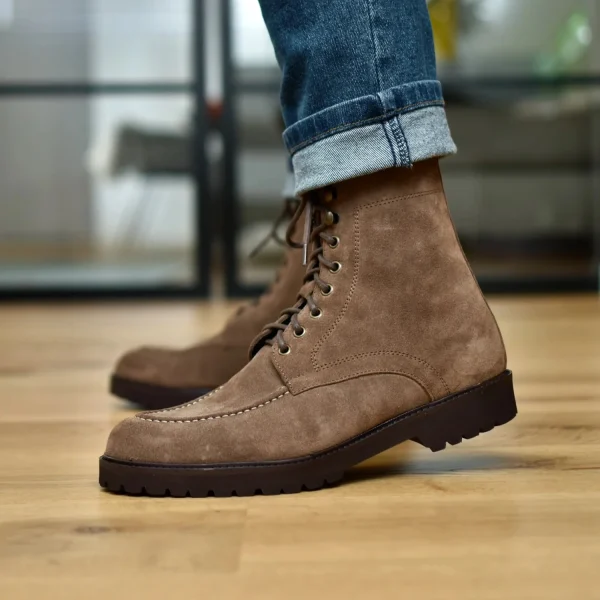 FASANO Camoscio Tortora Sneakers 4